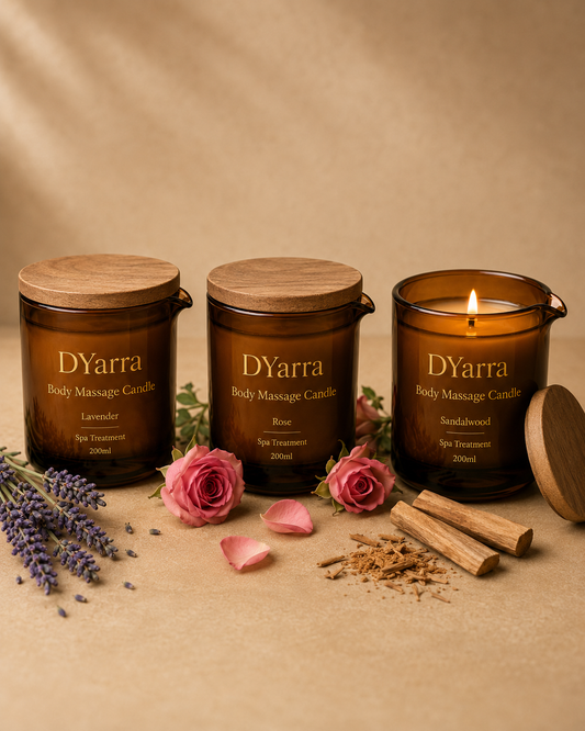 DYarra Restore Body Massage Oil Candle-200 mL