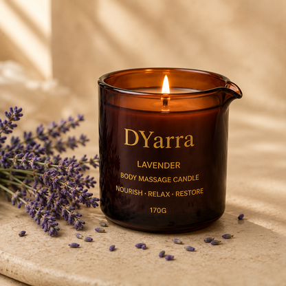 DYarra Restore Body Massage Oil Candle - 170ml