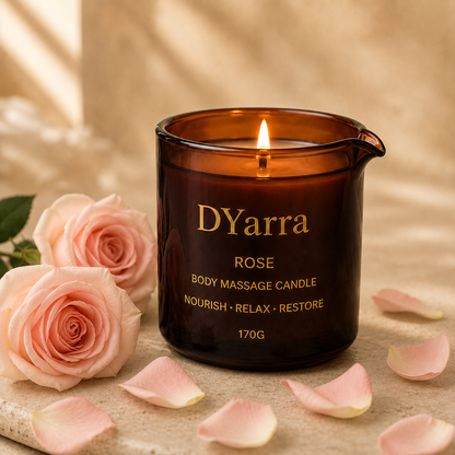 DYarra Restore Body Massage Oil Candle - 170ml