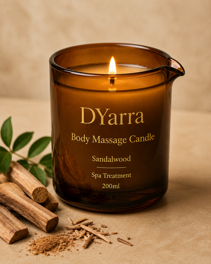 DYarra Restore Body Massage Oil Candle-200 mL