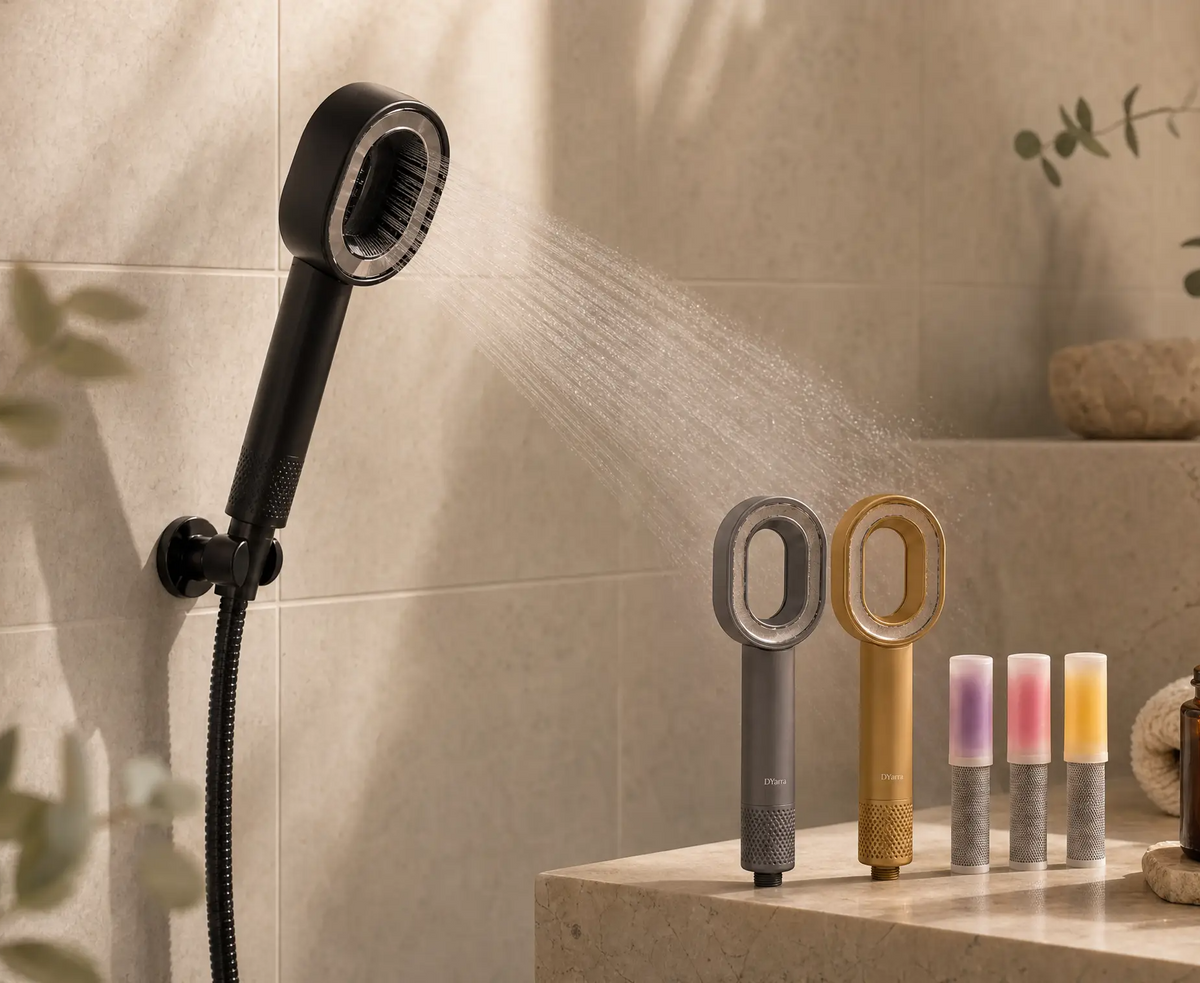Softer skin and hair, from your very first shower.